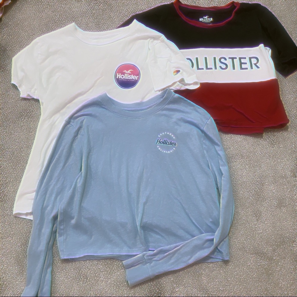 3 hollister tshirts